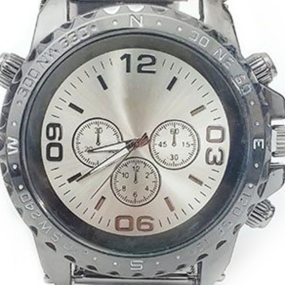 Stainless Steel Watches Men Chronograph - Picture 3 of 3